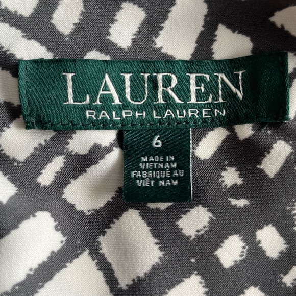 Lauren Ralph Lauren Sunburst Overlap Dress - Picture 8 of 10